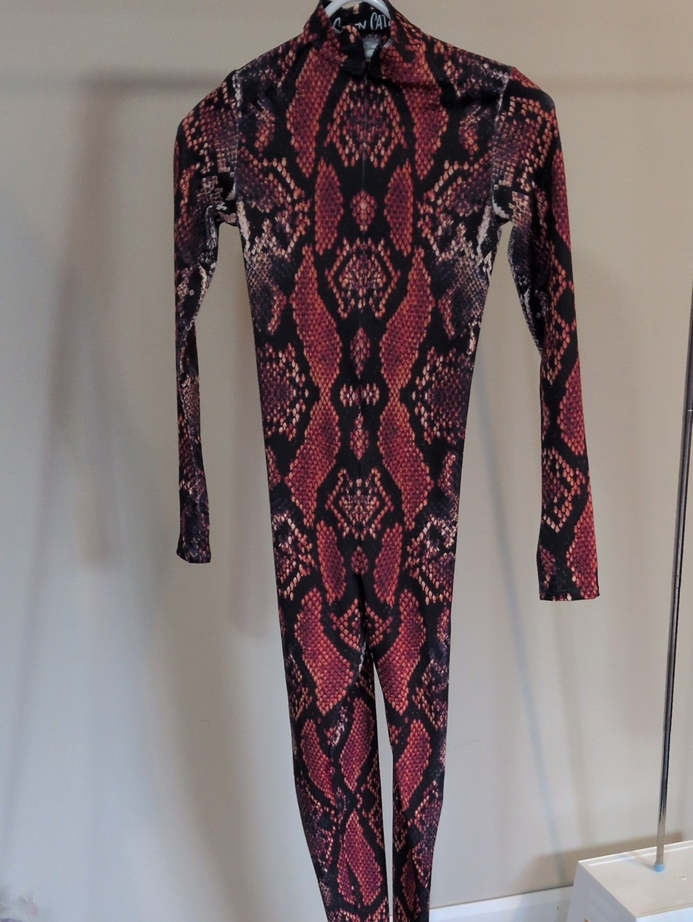 Candy Catz Red Snake-Print Costume